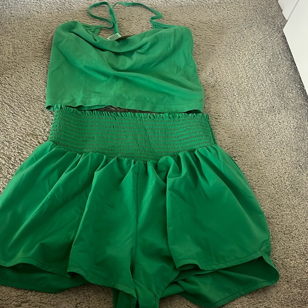 Green PINK summer set